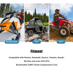 RYANSTAR RACING CCT510 installed on an ATV clutch illustrating single-person use