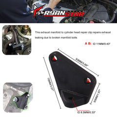 RYANSTAR RACING close-up of clamp edge showing precision and durability benefit