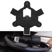 RYANSTAR RACING front view of black cord keeper showing compact design and secure hold