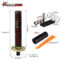 RYANSTAR RACING close-up of handle texture for improved comfort and control