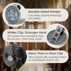 RYYOF back medal view showing blessing text, provides visible travel encouragement