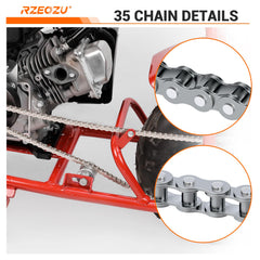 RZEOZU compact chain breaker tool for easy onsite chain sizing and fitting