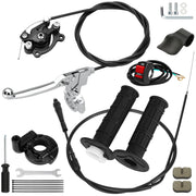 RZEOZU front view of complete throttle and brake kit, easy replacement