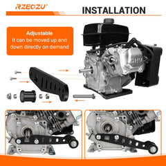 RZEOZU roller texture close-up highlighting smooth tensioning and reduced wear