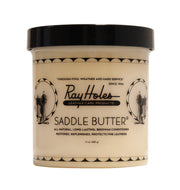 Saddle Butter front tin showing brand and container, protects leather items