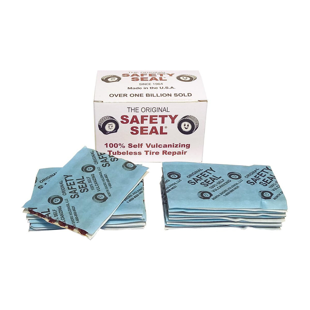 Safety Seal front box showing 60-count refill and quick inventory benefit