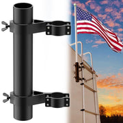 Safoner front view of aluminum holder showing durable design and easy mounting