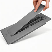 Safoner floor register front view showing durable grille and neat finish for long-lasting ventilation