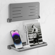 Safoner front view mounted shelf showing compact storage and accessibility