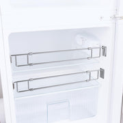Safoner front view of packaged adjustable tension bars showing contents and benefits