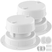 Safoner vent cap front view showing durable aluminum and secure fit