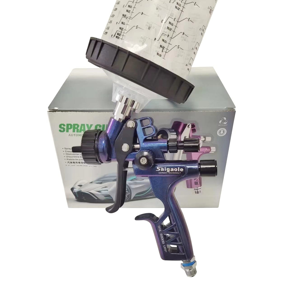 saigaole spray gun front profile showing ergonomic hold and stable balance