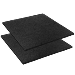 Saillong front view of two black 22 inch pads showing coverage and convenience