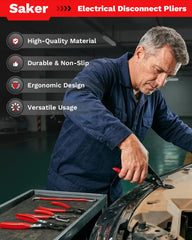 Saker close-up tip detail highlighting precision and safe separation