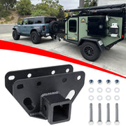 Salahii front view of hitch receiver showing fit and strength benefit