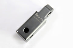 SALMAN hitch close-up of 6061 aluminum finish highlighting corrosion resistance