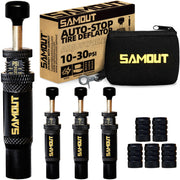 SAMOUT front view of four deflators showing kit portability and quick setup benefit