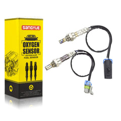 Sangyue front packaging showing the two-piece O2 sensor kit and clear model info for accurate purchase