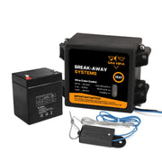 SAN HIMA front-mounted breakaway kit showing compact design and safety