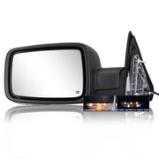 Sanooer left-side mirror front view showing exact fit and polished finish