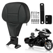 SANYUMOTO front profile mounted on Harley shows clean fit and improved support