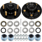 Saree front view of 5-lug hub showing bolt pattern and flange benefit