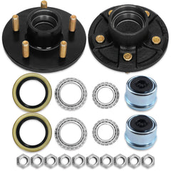 Saree 5-lug hub front view showing bolt pattern and finish for easy fit