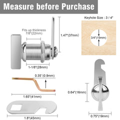 Sartatue cam plates and mounting nut layout showing included hardware options