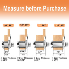Sartatue dimension diagram showing mounting hole and panel thickness fit