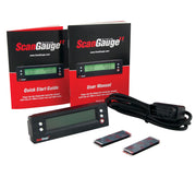 ScanGauge SG2 front display showing live MPG and engine RPM for quick monitoring