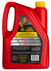 Schaeffer SynShield 0W-20 pouring close-up demonstrating smooth flow and protection