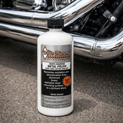 Schultz Laboratories applying polish on chrome hardware for restored shine