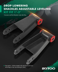 SCITOO close-up of adjustable shackle and welds for durable performance