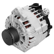 SCITOO alternator front view showing mounting points and compact design for easy fit