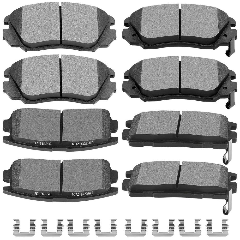 SCITOO front pads packaging showing full kit and fitment information for easy selection