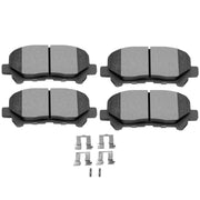 SCITOO D1281 front packaging showing full rear brake pad set and fitment
