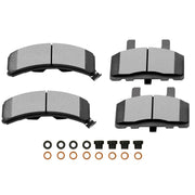SCITOO D369 front view showing four ceramic brake pads and fitment benefits