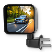 SCITOO driver side mirror front assembly showing complete fit and reliable replacement