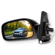 SCITOO driver side mirror front view showing clean finish and fit benefit