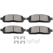 SCITOO front brake pads kit packaging showing full 4-piece set and benefits