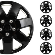 SCITOO front view hubcap showing sleek black finish and instant visual upgrade