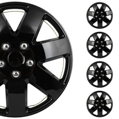 SCITOO front view hubcap showing sleek black finish and instant visual upgrade