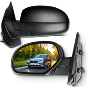 SCITOO front view of paired mirrors showing factory-style fit and finish for quick replacement