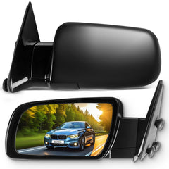 SCITOO front view of both mirrors showing fit and symmetry, improves visibility