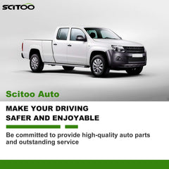 SCITOO kit components laid out demonstrating included inner and outer tie rod ends for full replacement