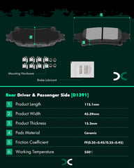 SCITOO packaged set with eight pads and hardware for straightforward service