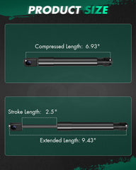 SCITOO piston rod detail highlighting sun protection and consistent performance