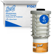 Scott Professional front packaging showing six citrus refills and clear branding for fast identification