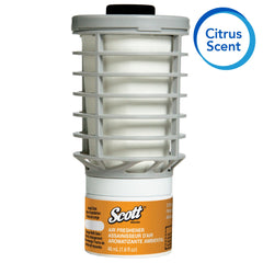 Scott Professional cartridge installed in wall dispenser demonstrating continuous scent delivery in use