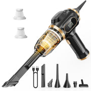 Scstartx front view compact vacuum showing ergonomic design and portability